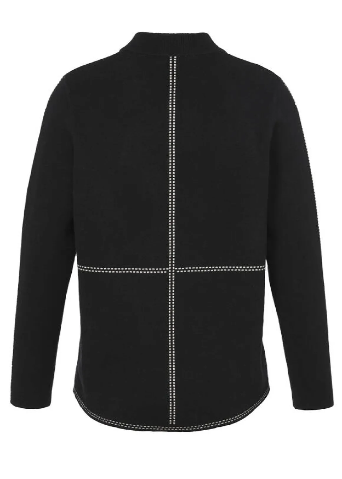 Hübsche Jacke in Schwarz mit Druckknöpfen