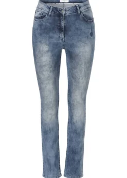 Hochwertige Denim Jeans in Used Optik