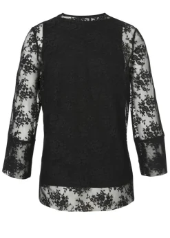 2-in-1 Shirt in feiner Mesh-Optik