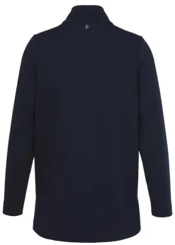 Jacke Navy mit Zipper-Verschluss