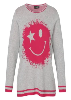 Jugendlicher Pullover in grafischem Muster