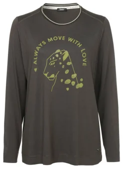 Jugendliches Langarmshirt mit Ziernähten