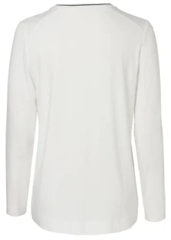 Jugendliches Langarmshirt mit Ziernähten