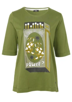 Jugendliches T-Shirt mit grafischem Motiv