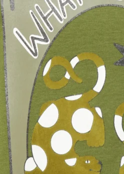 Jugendliches T-Shirt mit grafischem Motiv