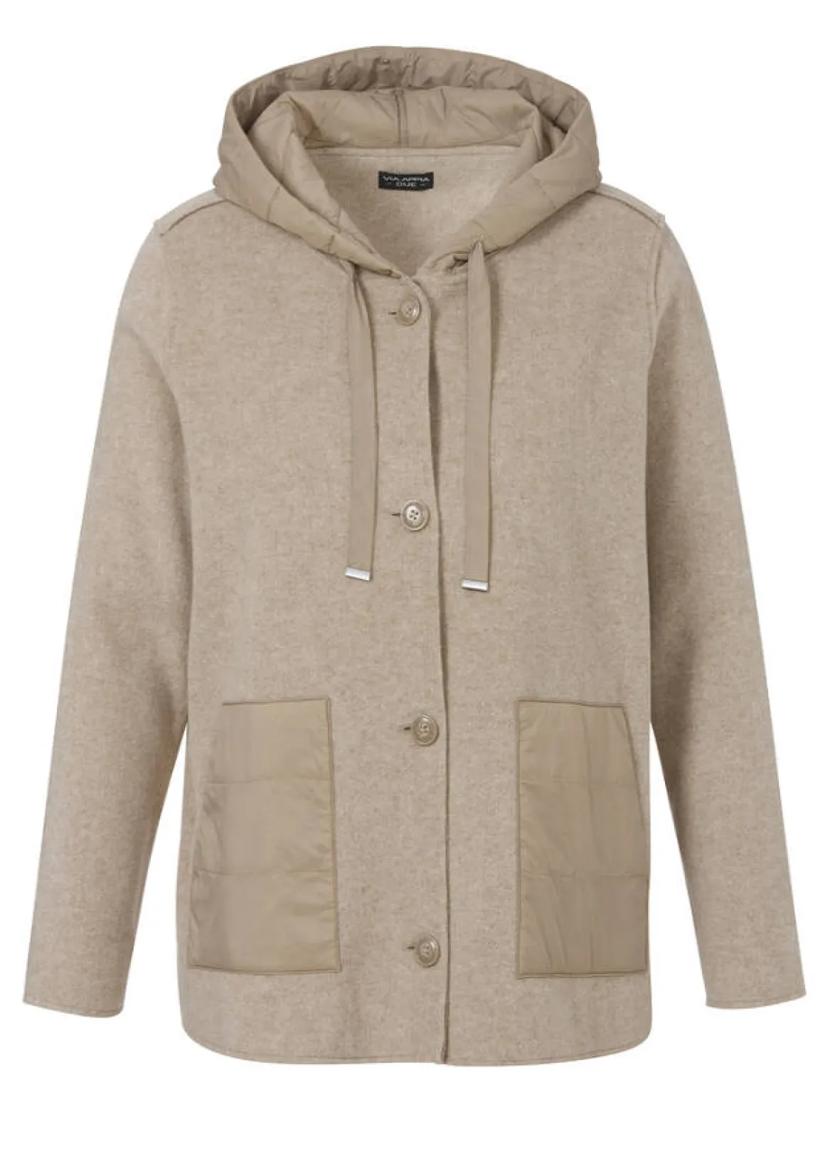 Kapuzen-Jacke mit Steppdetails