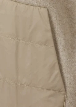 Kapuzen-Jacke mit Steppdetails