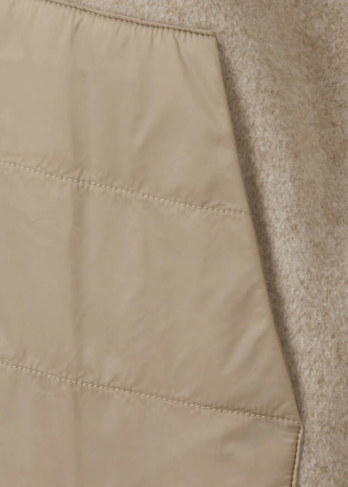 Kapuzen-Jacke mit Steppdetails