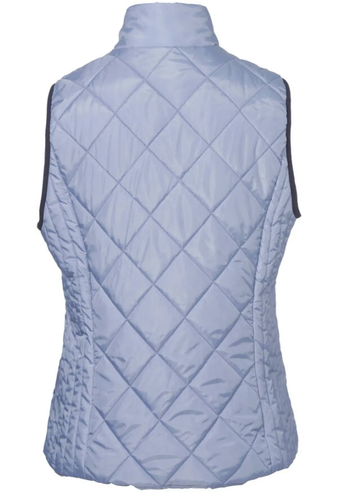 Klassische Steppweste mit Ziernähten