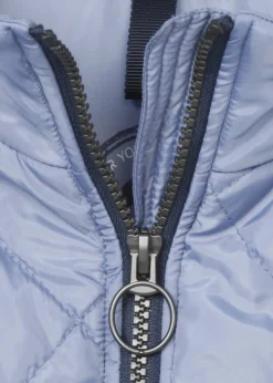 Klassische Steppweste mit Ziernähten