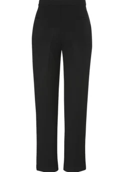 Knöchellange Kombi-Hose Schwarz