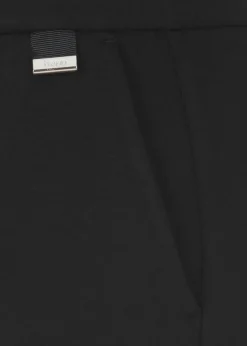 Knöchellange Kombi-Hose Schwarz