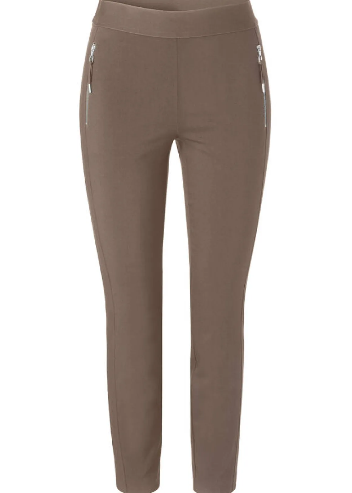 Knöchellange Stretch-Schlupfhose mit schmalen Beinen