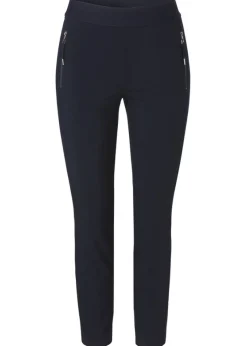 Knöchellange Stretch-Schlupfhose mit schmalen Beinen