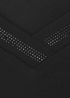 Kombistarkes 3/4-Arm Shirt mit geschmücktem Karree-Ausschnitt