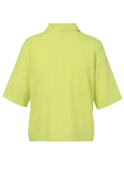 Kurze Kasten-Jacke aus zarter Baumwolle