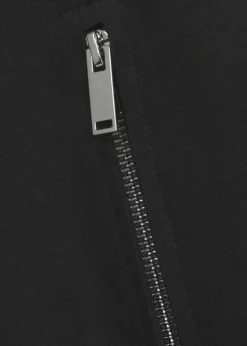 Kurze Reversjacke aus veganem Velours-Leder