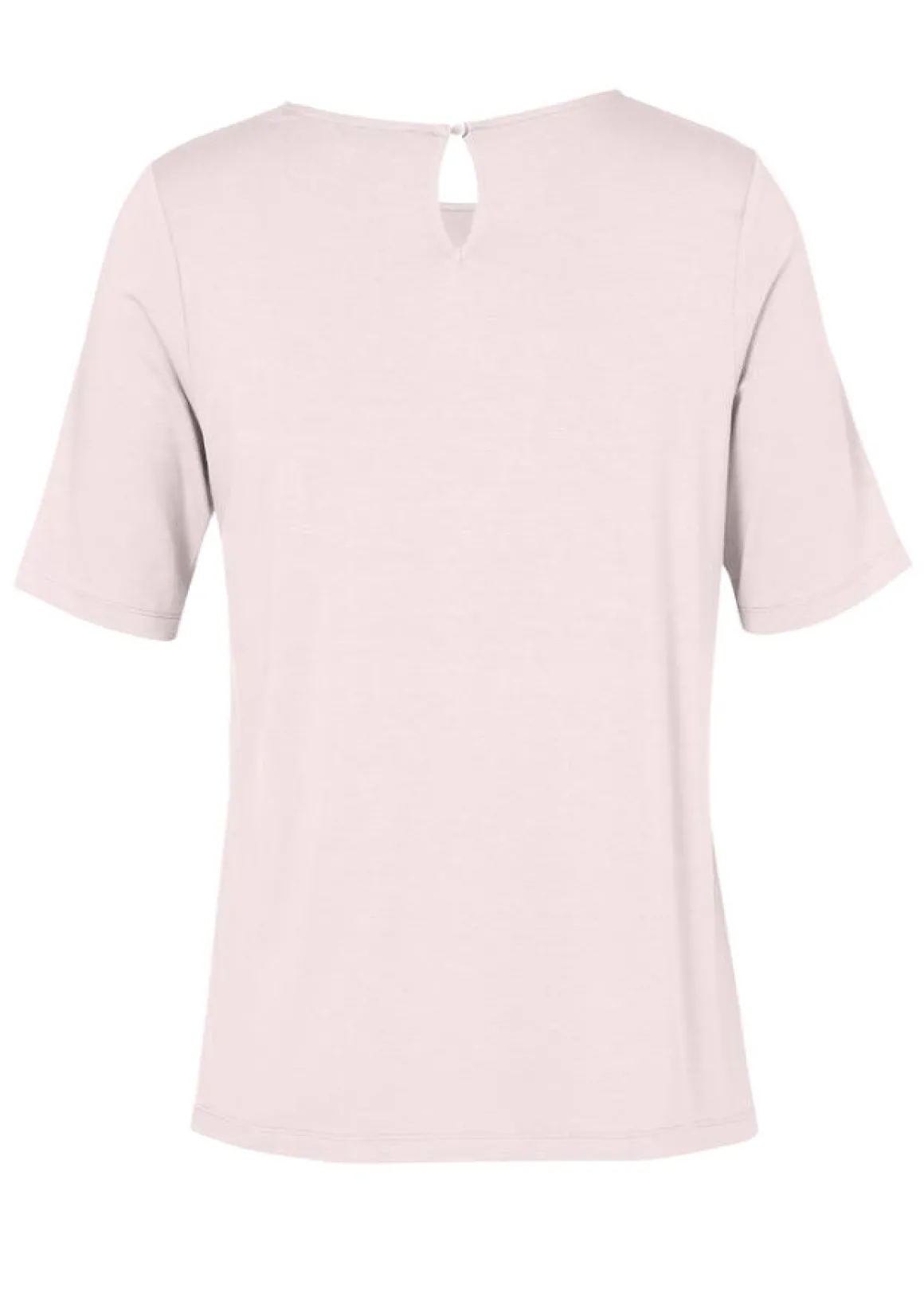 Leicht ausgestelltes Halbarm-Blusenshirt