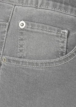 Leicht verwaschene Jeans knöchellang