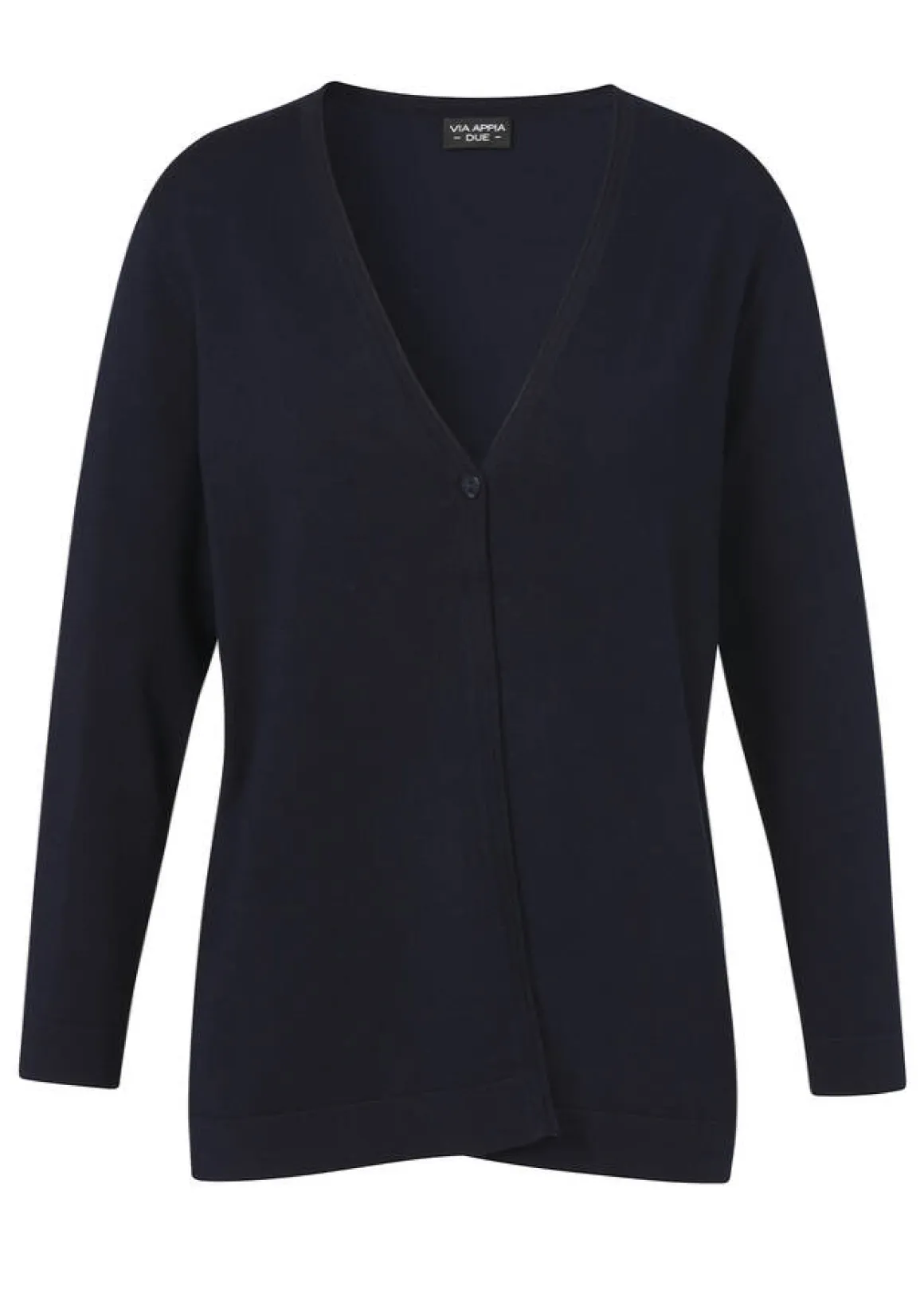 Leichte Feinstrickjacke Dunkelblau