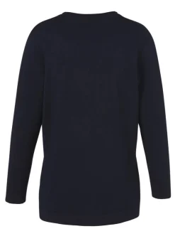 Leichte Feinstrickjacke Dunkelblau