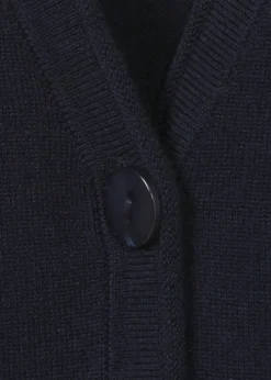 Leichte Feinstrickjacke Dunkelblau