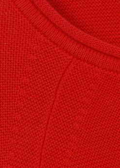 Leichter Baumwoll-Pullover mit Streifen