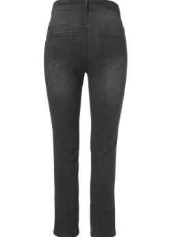 Modische Schlupfjeans mit Ziernähten