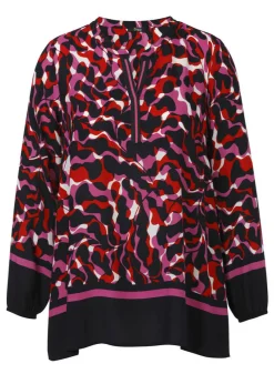Modische Tunika mit Allovermuster