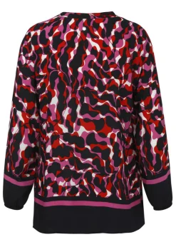 Modische Tunika mit Allovermuster