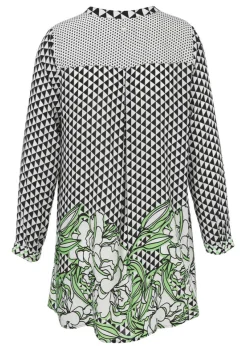 Modische Tunika mit Allovermuster