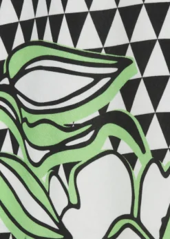 Modische Tunika mit Allovermuster