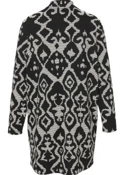 Modischer Cardigan mit grafischem Allover-Muster