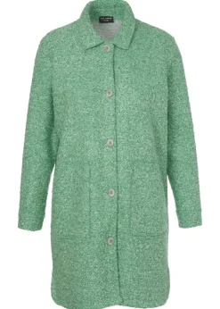 Modischer Webmantel in meliertem Design