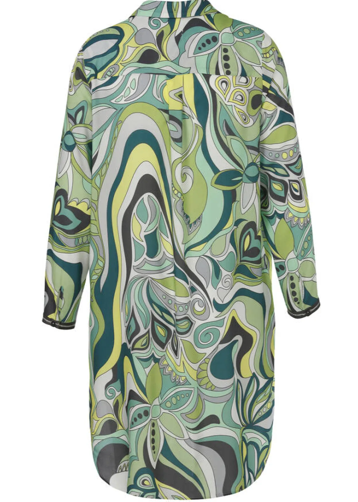 Modisches Blusenkleid mit Allovermuster