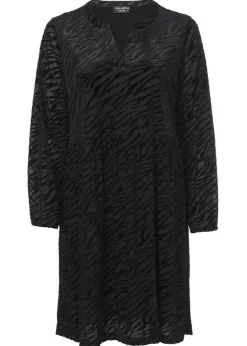 Modisches Blusenkleid mit Animalprint