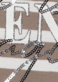 Modisches Langarmshirt mit Pailletten