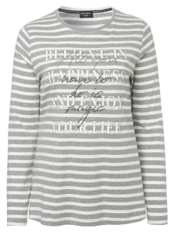 Modisches Langarmshirt mit Pailletten