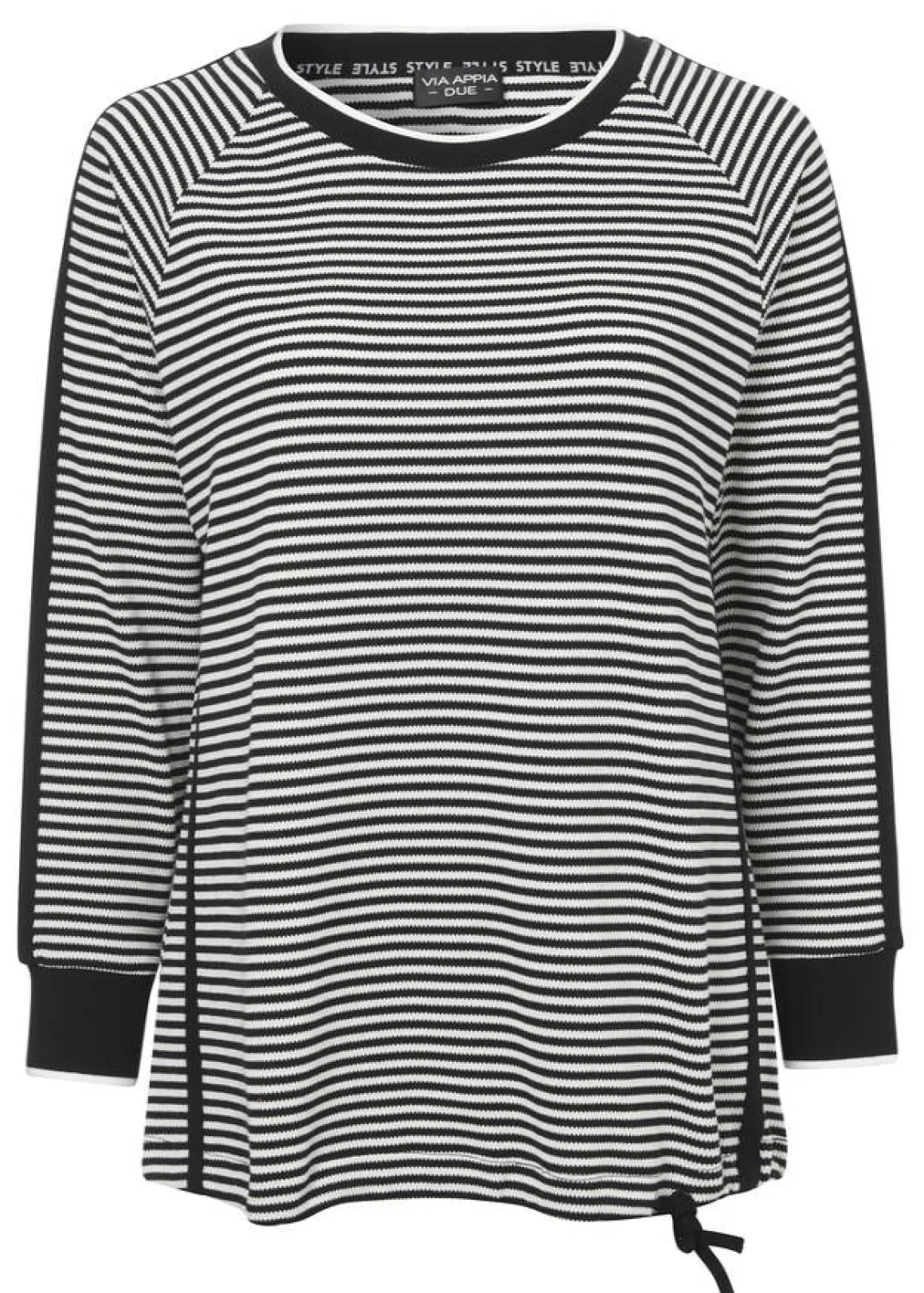 Modisches Sweatshirt mit Galonstreifen