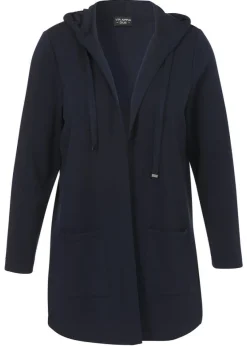 Offene Jacke mit Kapuze