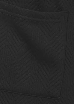 Offene Longjacke mit Kapuze