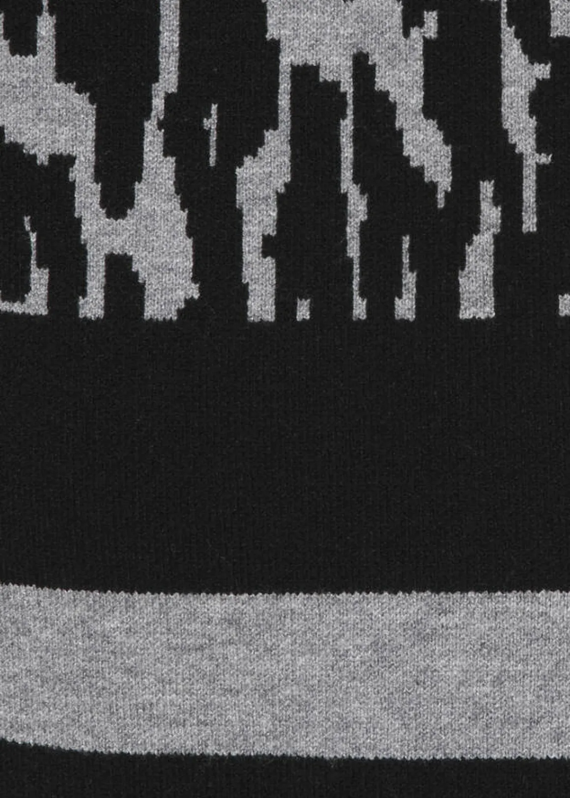 Offene Strickjacke mit Leo-Muster