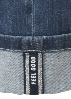 5-Pocket Power Stretch Jeans Medium Blue Used