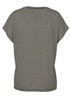 Ringel-Shirt mit überschnittenen Schultern