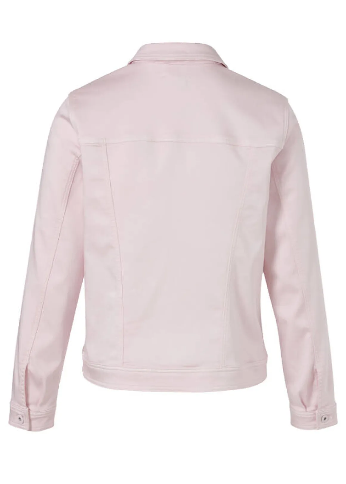 Roséfarbene Color-Jeansjacke