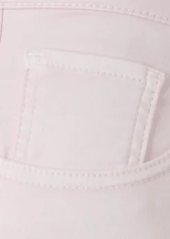 Roséfarbene Jeans im 5-Pocket-Style