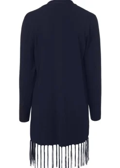 Rustikale Strickjacke mit Fransen