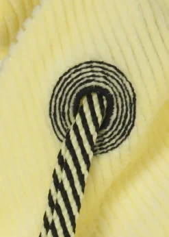 Samtiges Cord Sweatshirt mit Kängurutasche