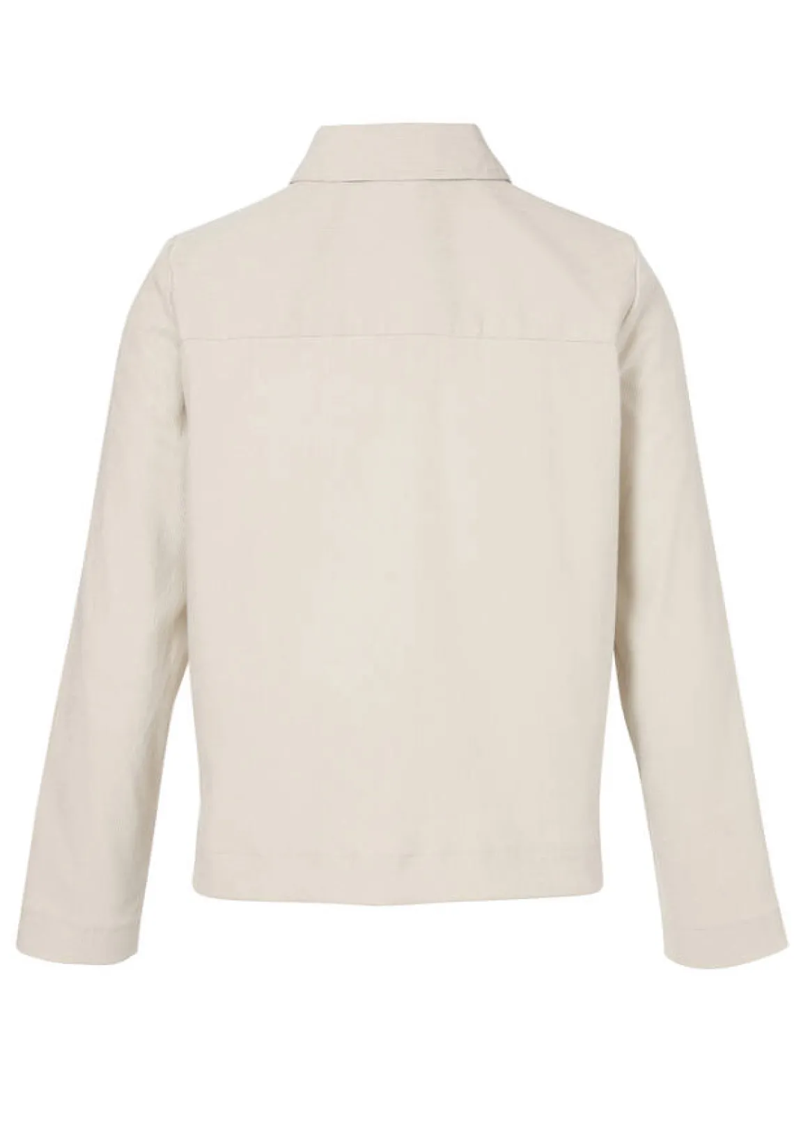 Sandfarbene Cord-Jacke
