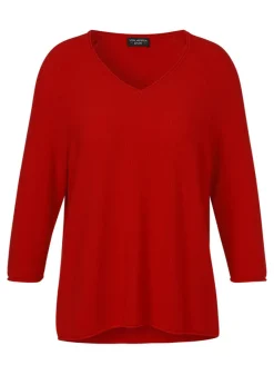 Softer 3/4-Arm Baumwoll-Pullover